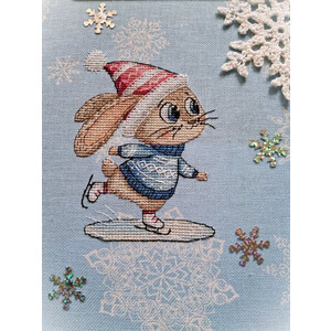 Зайчик на коньках