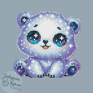 Космический белый мишка