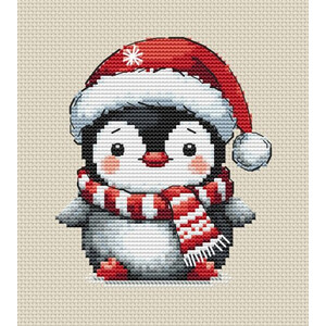 Рождественский пингвиненок