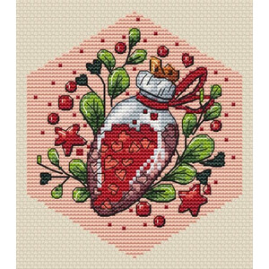 Соты. Валентинка Бутылочка