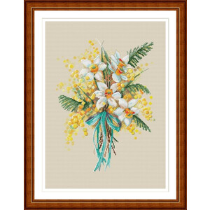 Нарциссы и мимоза